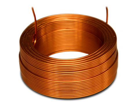 Air Core Wire Coil Jantzen Audio 0,080mH / 0,98ohm /wire.0,30mm / 18x8mm