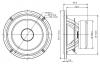 SB Acoustics SB17MFC35-4 / 6 Nisko-średniotonowy, 35mm VC