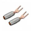 Viborg VS701 Pure copper Y Spade Speaker Plugs Audio Screw Fork Connector Adapter / 4 pcs