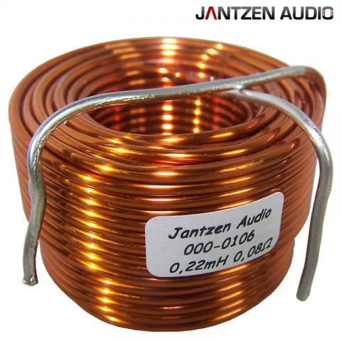 Air Core Wire Coil Jantzen Audio 0,190mH / 0,08ohm / wire 1,80mm / 46x25mm