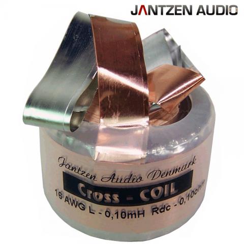 Cewka taśmowa Cross-Coil Jantzen Audio 5,8mH / 1,04ohm / taśma16AWG=dr.1,3 izol.PP40um / śr.105 h.27 (1)