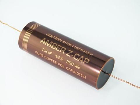Capacitor Jantzen Audio Amber Z-Cap Copper Foil 1uF / 200VDC / 5% / 26x86mm