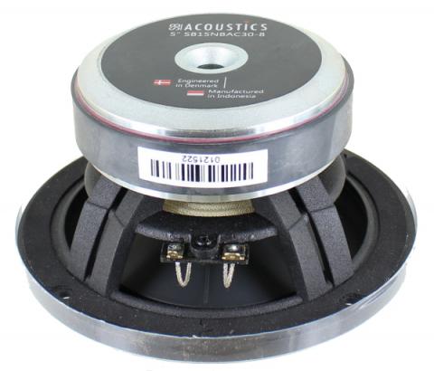 SB Acoustics SB15NBAC30-8 / 5 midwoofer, 30mm VC black cone