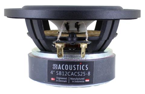 SB Acoustics SB12CACS25-8 / 4 midwoofer, 25mm VC
