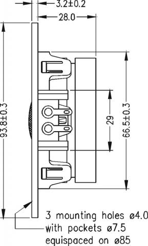 Speaker SEAS PRESTIGE TWEETER H 0532-08  ( 19TAFD / G )