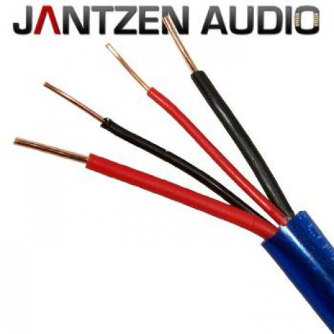 Przewód głośnikowy 2x1+2x0,5mm2 / Jantzen / SOLID CORE / FULL RANGE OFC 4N / Bi-Wire