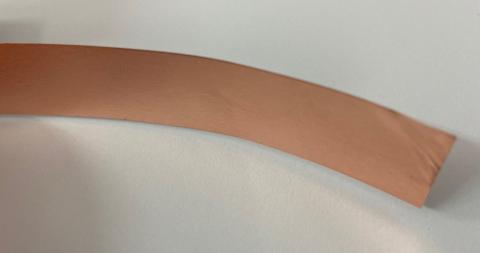 Copper tape by the meter Cu 0,07 / 30,0mm = 2,10mm2 = 14AWG