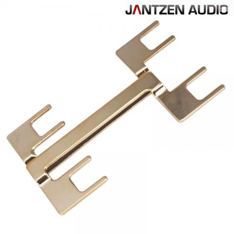 Jantzen Audio Double Binding Post Jumper, M9, gold plated / 1 pcs.
