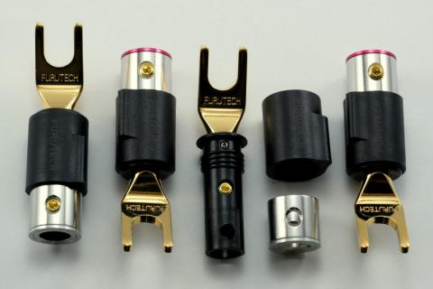 Wtyk głośnikowy widełki Furutech FT-211 (G) - gold - 7,8mm - 4szt.