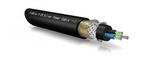 Kabel zasilający ViaBlue X-25 Silver Power Cable - 3x2,5mm2 / 0,5m