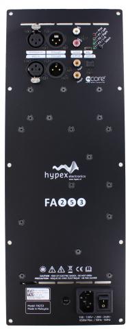Hypex FA253 2 x 250 + 100 Watt - wzmacniacz z DSP