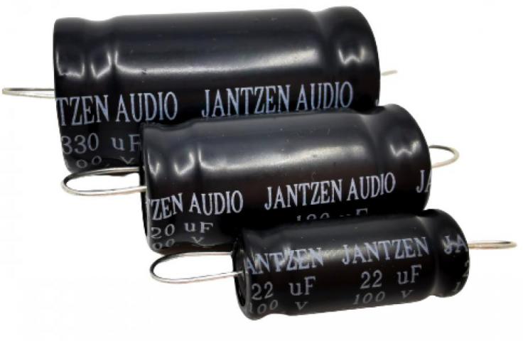 Kondensator elektrolityczny Jantzen EleCap 10uF / 5% / 100VDC / śr.10x19mm