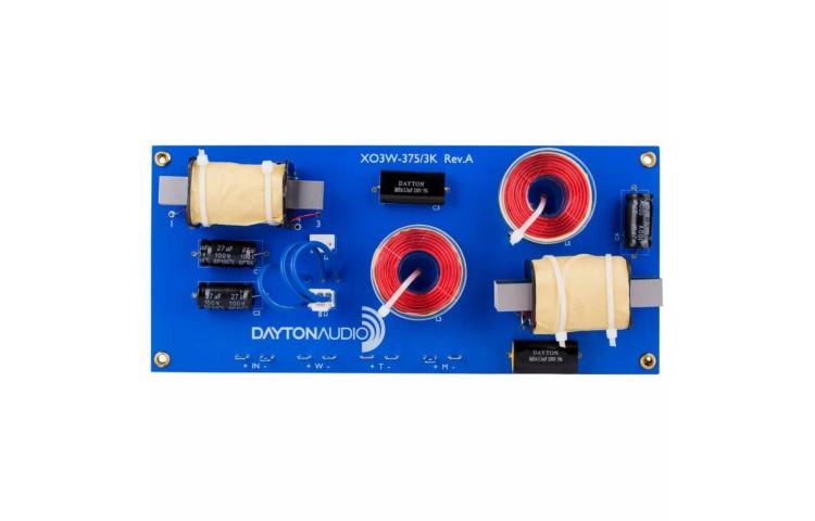 Dayton Audio XO3W-375/3K 3-Way Speaker Crossover 375/3,000 Hz Assembled crossover (1)