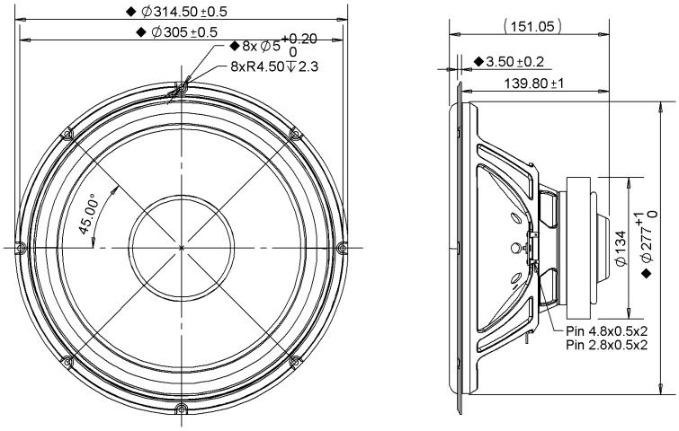 Peerless by Tymphany SLS-12 / 830669 / Subwoofer