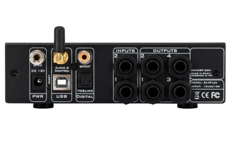 miniDSP 2x4 FLEX DSP audio processor / Balanced (TRS)