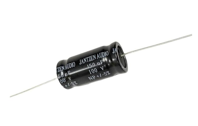 Kondensator elektrolityczny Jantzen EleCap 150uF / 5% / 100VDC / śr.16x34mm