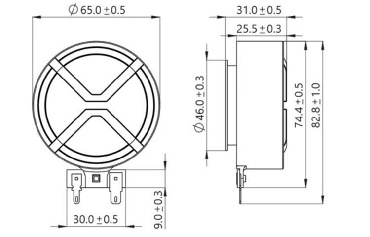 Xcite Xtreme XTB40-4 / 40 mm / 150 W / przetwornik typu exciter basowy / 4 ohm (4)