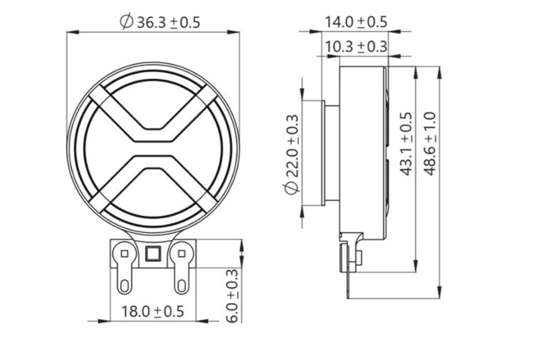 Xcite Xtreme XT19-4 / 19 mm / 20W / przetwornik typu exciter / 4 ohm (4)