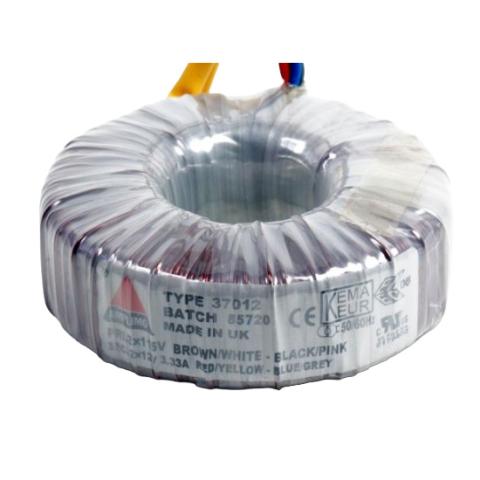 Amplimo 38012 / 80 VA / transformator toroidalny / 230 V / 2 × 12 V (1)