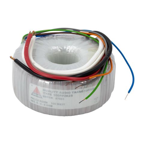Amplimo 100PP2K2S / 100 W / transformator głośnikowy Push-Pull / 2,2 kOhm / 4 / 8 Ohm (1)