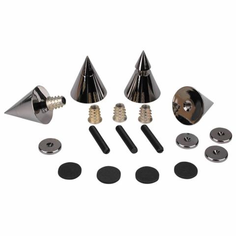 Dayton Audio DSS4-BC / zestaw 4 kolców głośnikowych / czarny chrom (1)