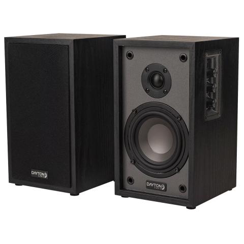 Dayton Audio Classic-B40A-Black / aktywne kolumny podstawkowe / Classic B40 A / para / czarne (1)
