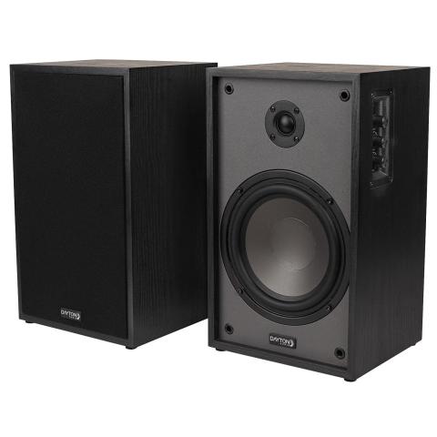 Dayton Audio Classic-B65A-Black / aktywne kolumny podstawkowe / Classic B65 A / para / czarne (1)