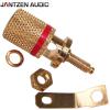 Jantzen Audio Binding Post M4 / 8mm Pair, Gold plated, red / black, a pair