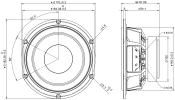 Peerless by Tymphany HDS-164 / P830875 6-1/2\ Nomex Cone HDS Woofer