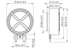 mini: Xcite Xtreme XTB40-4 / 40 mm / 150 W / przetwornik typu exciter basowy / 4 ohm (4)