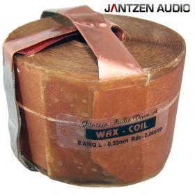 Foil Inductor WaxCoil Jantzen Audio 0,600mH / 0,06ohm / foil 8AWG=wire 3,3 / izol.pap.60µm / 100x55