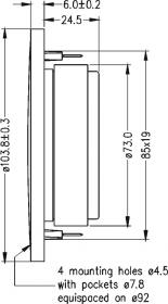 Speaker SEAS PRESTIGE TWEETER H 132206  ( 29TAF / W )