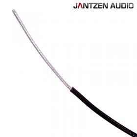 Jantzen Silver Plated Copper Wire Speaker Cable, AWG 16, BLACK, 1 metre
