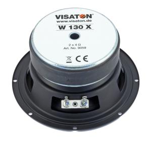 Visaton W 130 X 5" DVC / Głośnik niskotonowy 2x4 Ohm