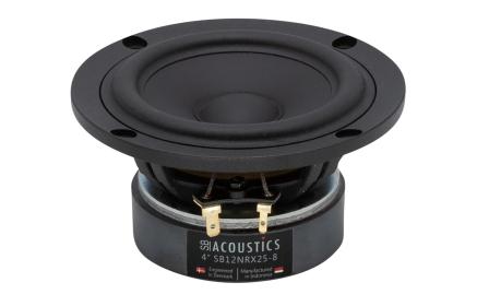 SB Acoustics SB12NRX258 / 4" woofer 25m VC rubber surround