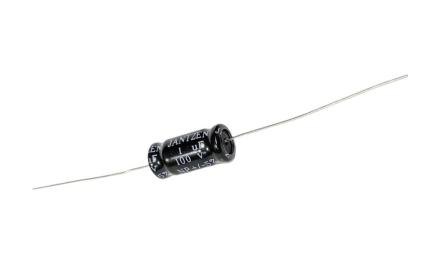 Kondensator elektrolityczny Jantzen EleCap 1uF / 5% / 100VDC / śr.8x17mm