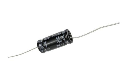 Kondensator elektrolityczny Jantzen EleCap 68uF / 5% / 100VDC / śr.13x32mm