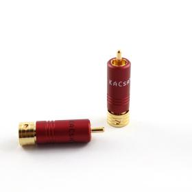KaCsa  RP101G / pozłacane złącze RCA