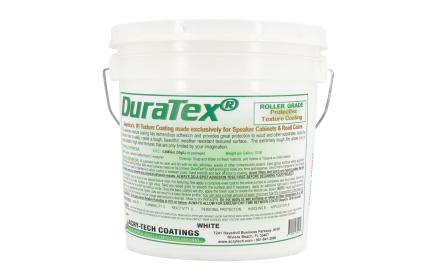 Obrazek dla: AcryTech DuraTex RGWHITE1G / 4,25 kg / biała farba strukturalna do obudów głośnikowych / do wałka