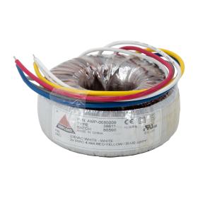 Obrazek dla: Amplimo 38611 / 80 VA / transformator toroidalny / 230 V / 2 × 9 V