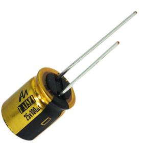 Obrazek dla: Audio Note CAP100R100U25V / polaryzowany kondensator elektrolityczny Kaisei 100 uF / 25 V / 20%
