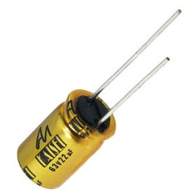 Obrazek dla: Audio Note CAP100R22U63V / polaryzowany kondensator elektrolityczny Kaisei 22 uF / 63 V / 20%