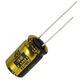 Obrazek dla: Audio Note CAP100R100U63V / polaryzowany kondensator elektrolityczny Kaisei 100 uF / 63 V / 20%