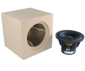 Obrazek dla: CSS SDX10SealedKit / zestaw DIY subwoofera zamkniętego 10 cali z obudową flatpack