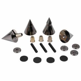 Obrazek dla: Dayton Audio DSS4BC / zestaw 4 kolców głośnikowych / czarny chrom