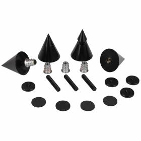 Obrazek dla: Dayton Audio DSS4BK / zestaw 4 kolców głośnikowych / czarny