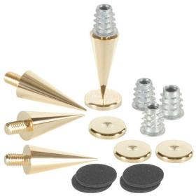 Obrazek dla: Dayton Audio DSS3G / zestaw 4 kolców głośnikowych / złoty